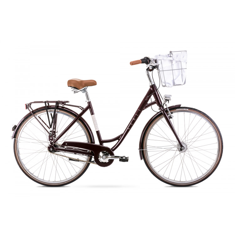 Mestský bicykel ROMET POP ART LUX L Bordová